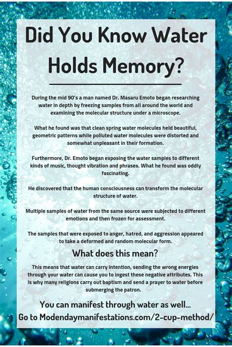 the two cup manifestation method|Manifesting Your Reality With Water – The Two Cup .